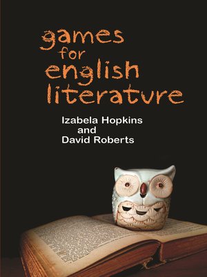 cover image of Games for English Literature